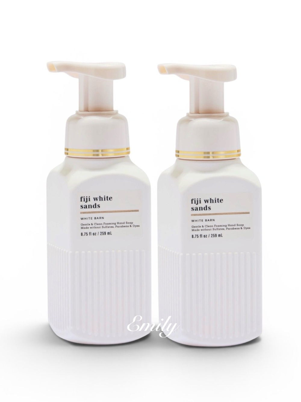 NEW 2X Bath & Body Works
fiji white sands LUXE foam Hand
Soap Set Bundle